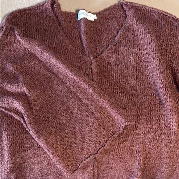 Nectar clothing Cozy Knit Sweater in Rich Brown - Picture 1 of 3